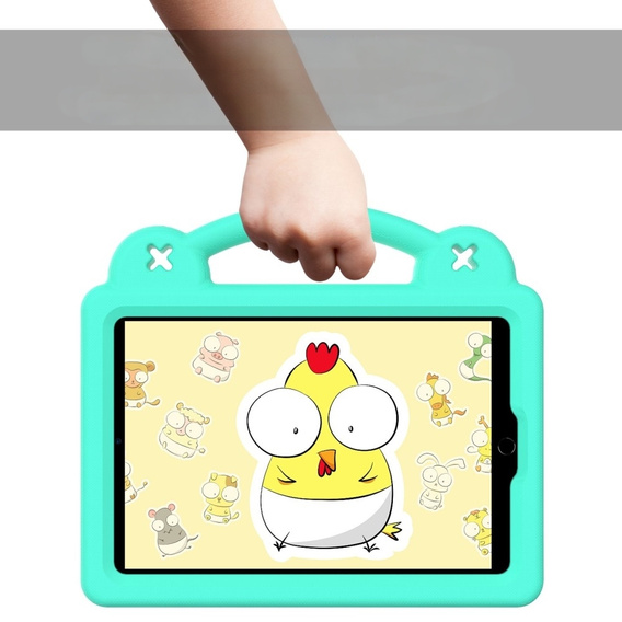 Etui do iPad mini 7.9" 2019/2015/2014/2013/2012 (5/4/3/2/1 gen.), Cute Patterns, z podstawką, Zielone