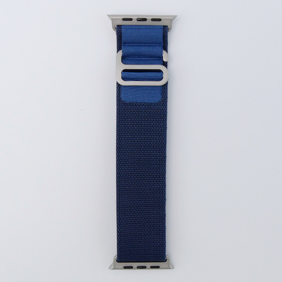 Pasek Nylonowy do Apple Watch 1/2/3/4/5/6/7/8/9/10/11/SE Ultra 1/2/3 42/44/45/46/49mm, Granatowy
