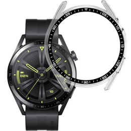 2w1 Etui + Szkło hartowane do Huawei Watch GT 3 46mm, Przezroczyste