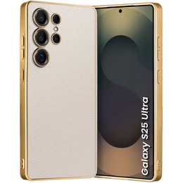 Etui do Samsung Galaxy S25 Ultra, GKK Leather, tytanowe szare