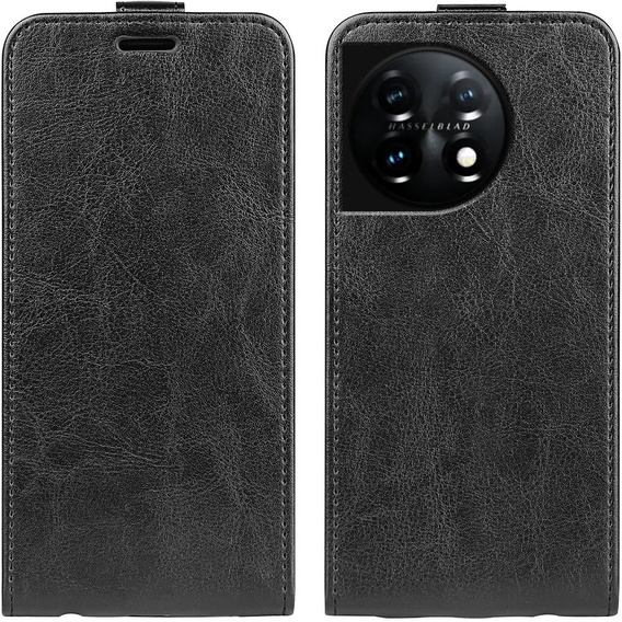 Etui z klapką do OnePlus 11 5G, Flip, czarne