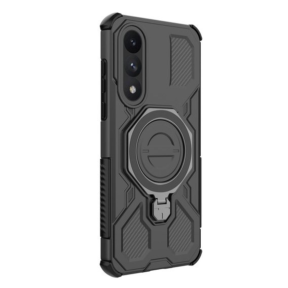 Magnetyczne etui do OnePlus Nord 5 z podstawką - czarne
