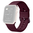 Pasek Silikonowy do Apple Watch 1/2/3/4/5/6/7/8/SE/ULTRA 42/44/45/49mm, Bordowy