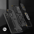 Etui pancerne do Samsung Galaxy Z Fold6 5G, CamShield Slide, czarne