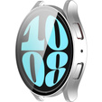 2w1 Etui + Szkło Hartowane do Samsung Galaxy Watch 6 44mm, Srebrne