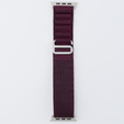Pasek Nylonowy do Apple Watch 1/2/3/4/5/6/7/8/9/10/11/SE Ultra 1/2/3 42/44/45/46/49mm, Bordowy