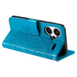 Etui z klapką do Xiaomi Redmi Note 13 Pro+, Mandala, niebieskie
