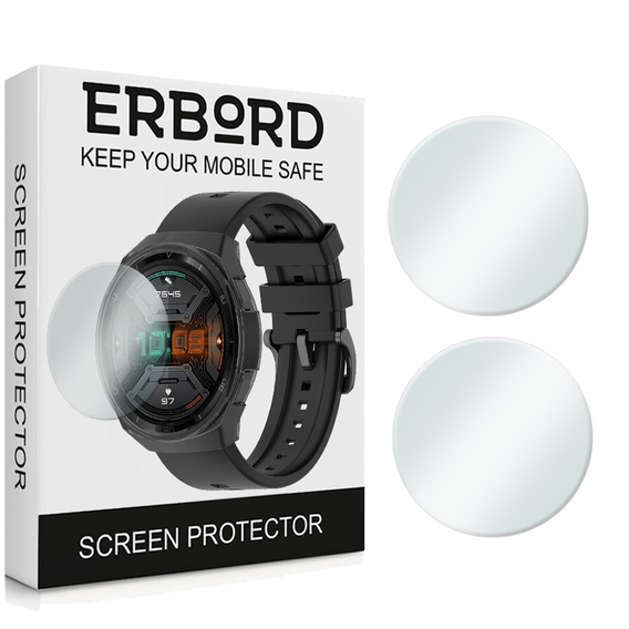 2x Szkło Hartowane ERBORD do Huawei Watch GT 2e, Szybka