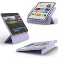 Dexnor iPad Pro 13" 2024 (7 gen.) – magnetyczne etui z funkcją podstawki - fioletowe