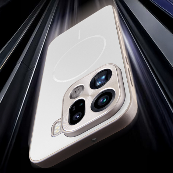 Etui ochronne do Oppo Find X9 Pro, do MagSafe, białe