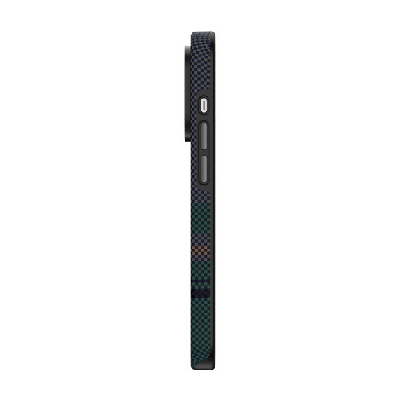 Etui BENKS Kevlar do iPhone 15 Pro, Magnetic Armor Pro Aurora 600D B061, do MagSafe, zielone