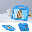Etui do iPad mini 8.3" 2021 (6 gen.) / iPad mini 8.3" 2024 (7 gen.), Cute Patterns, z podstawką, niebieskie