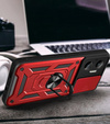 Etui pancerne do Xiaomi Poco F7, CamShield Slide, czerwone