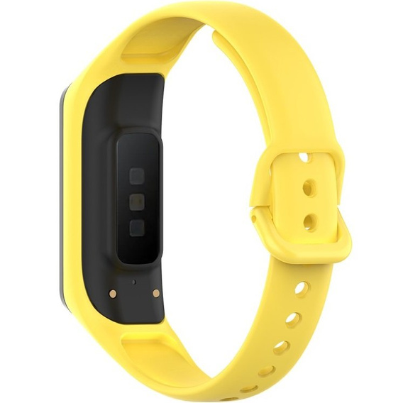 Pasek Silikonowy do Samsung Galaxy Fit 2 SM-R220, Żółty