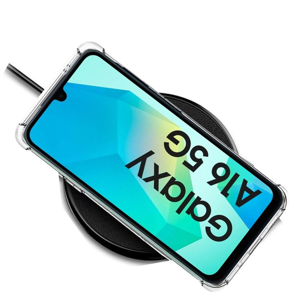 Etui do Samsung Galaxy A16 / A16 5G, Fusion Hybrid, do MagSafe, przezroczyste + Szkło 9H na ekran