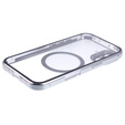 Etui Magnetic Dual Glass MagSafe do iPhone 16, srebrne