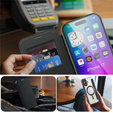 Etui z klapką do iPhone 17, RFID Wallet MagSafe z ochroną aparatu, czarne
