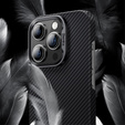 Etui BENKS Kevlar do iPhone 15 Plus, Carbon Fiber, czarne