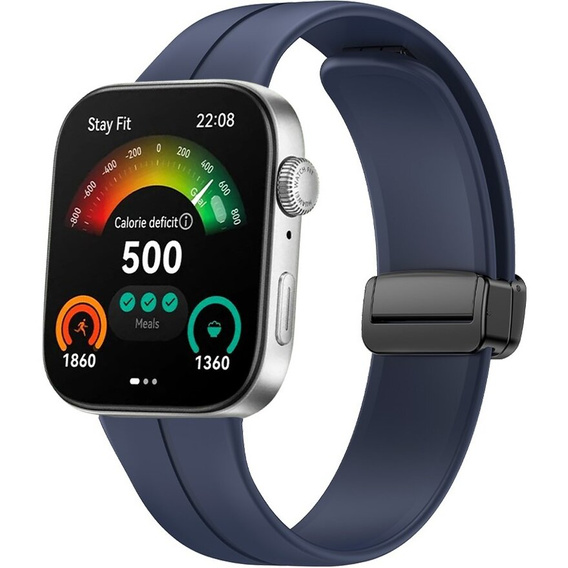 Pasek Silikonowy do Huawei Watch Fit 4 / 4 Pro / 3, Granatowy