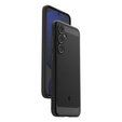 Etui Spigen do Samsung Galaxy S24 FE, Rugged Armor, czarne + Szkło Hartowane 9H