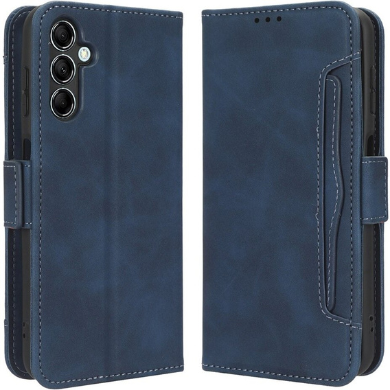 Etui z klapką do Samsung Galaxy M34, Card Slot, niebieskie