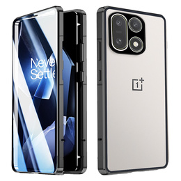 Etui do OnePlus 15 5G, Magnetic Dual Glass, czarne