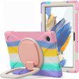 Etui dla dzieci do Samsung Galaxy tab A8 10.5 SM-X200 SM-X205, pancerne z paskiem, wielokolorowe