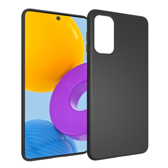 Etui cienkie do Samsung Galaxy M52 5G, Slim, czarne