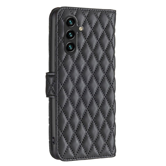 Etui z klapką do Samsung Galaxy A56 5G, Wallet, BINFEN COLOR, czarne