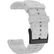 Pasek Rhombic Grain do zegarka Suunto 9, White