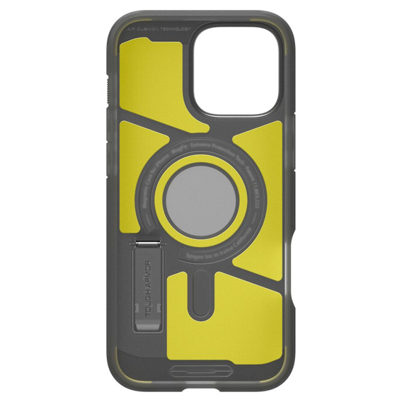 Etui Spigen do iPhone 16 Pro Max, Tough Armor Mag MagSafe, przydymione czarne
