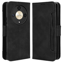 Etui z klapką do Honor Magic 6 Lite 5G, Card Slot, czarne