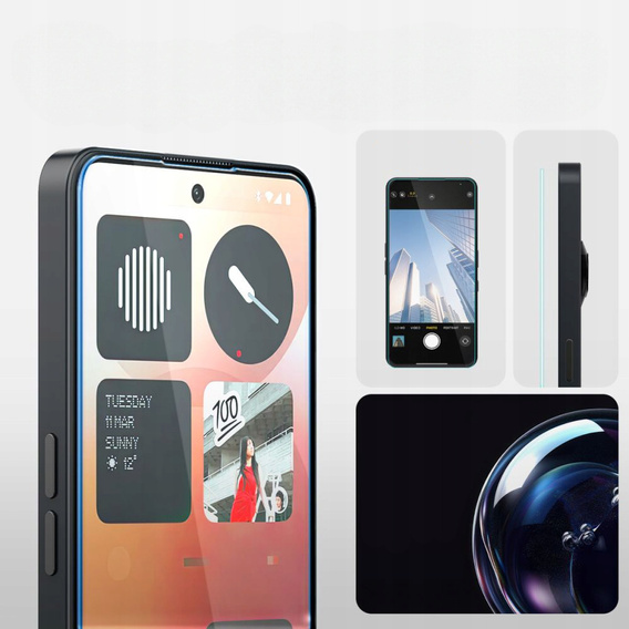 Szkło hartowane Spigen Glas.tR EZ Fit Nothing Phone 3a / 3a Pro – Clear