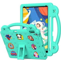 Etui do iPad 10.2" 2021/2020/2019 (9/8/7 gen.) / Air 10.5" 2019 (3 gen.), Cute Patterns, z podstawką, Zielone