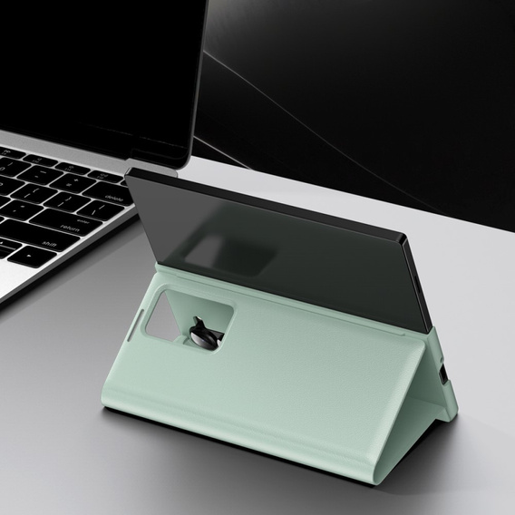 Etui z klapką do Samsung Z Fold5 5G, Smart View Wallet, zielone