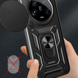 Etui pancerne do Xiaomi 14 Ultra, CamShield Slide, czarne