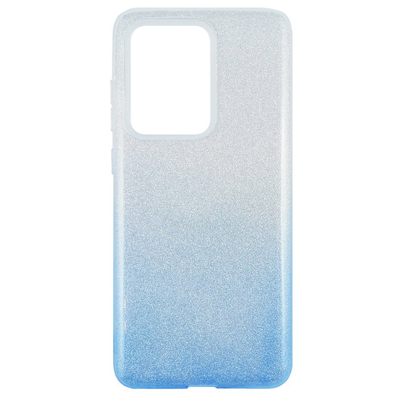 Etui Glitter Case Samsung Galaxy S20 Ultra - Silver / Blue