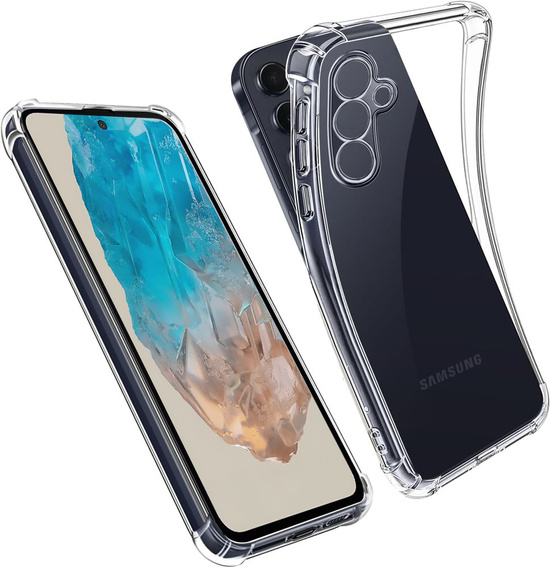 Etui do Samsung Galaxy M35, Dropproof, przezroczyste