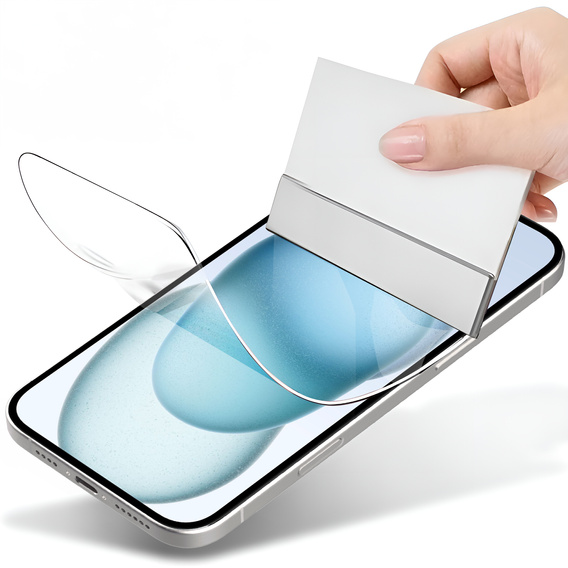 2x Folia Hydrożelowa do iPhone 15, ERBORD Hydrogel Foil