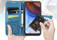 Etui z klapką do Oppo Reno 13 Pro, Butterfly, niebieskie