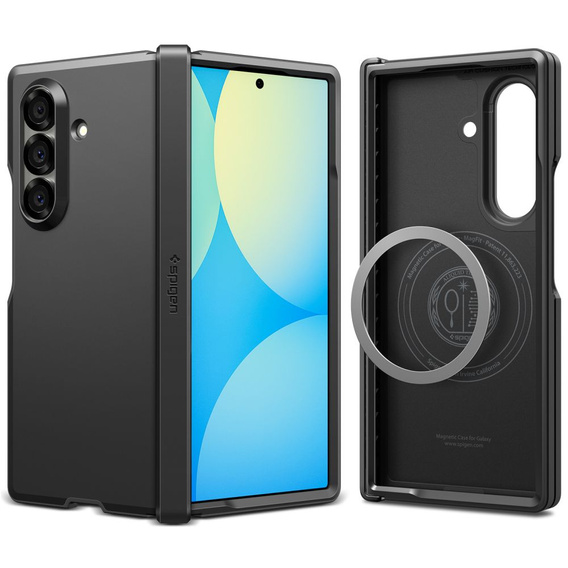 Etui Spigen do Samsung Galaxy Z Fold7 5G, Tough Armor Pro Mag, do MagSafe, czarne