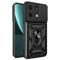 Etui pancerne do Xiaomi Redmi Note 13 5G, CamShield Slide, czarne