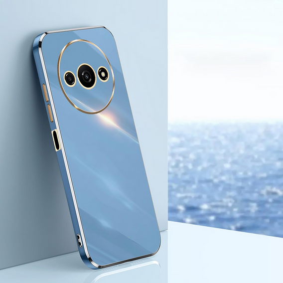 Etui do Xiaomi Redmi A3, Glamour CamShield, niebieskie