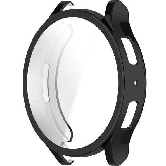 2w1 Etui z Osłoną na Ekran do Samsung Galaxy Watch 7 40mm, Czarne