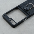 Etui pancerne do Samsung Galaxy Z Flip5 5G, Nox Case Ring, czarne