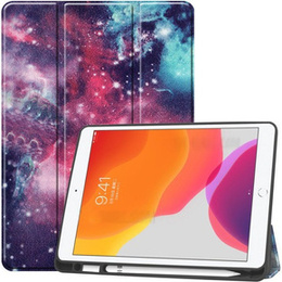 Etui do iPad 10.2" 2021/2020/2019 (9/8/7 gen.), Smartcase z miejscem na rysik, galactic