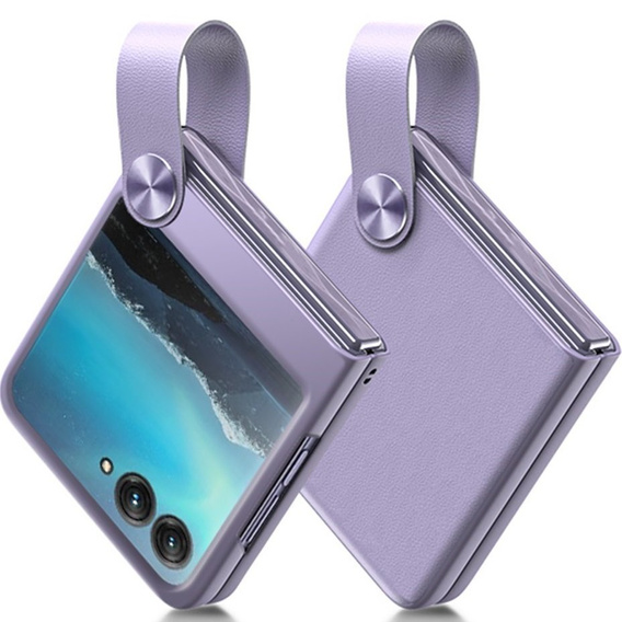 Etui GKK Holder do Motorola Razr 40 Ultra 5G, fioletowe