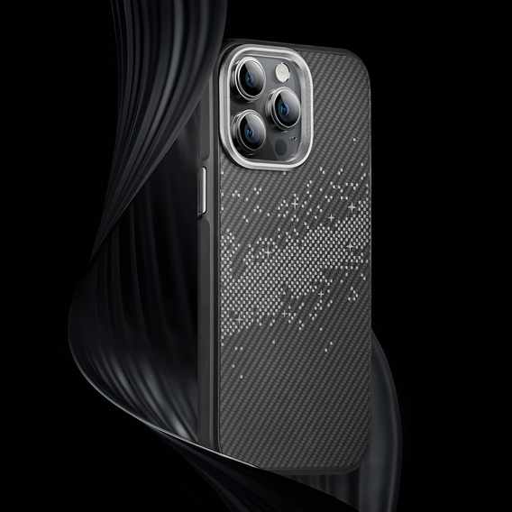 Etui do iPhone 14 Pro, Milky Way, szare