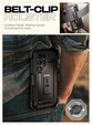 Etui Supcase do Samsung Galaxy S24 Ultra, Unicorn Beetle Pro, Czarne (2x Ramka)
