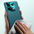 Etui skórzane do Xiaomi Redmi Note 13 Pro+, leather hybrid, zielone